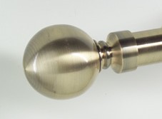 Sunflex Belgravia 29mm metal pole - Antique brass effect 240cm