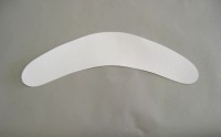 Banana tie-back shape 80cm (30in) white