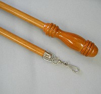 Wooden draw rods  100cm long in  teak 