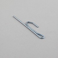 Deep Pleat end hooks - short neck - Pack of 4