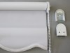 White Scalloped Polyester Blinds