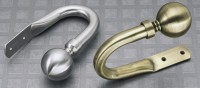 Holdbacks with ball ends to match Belgravia 19mm metal poles