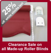 Made-Up Roller Blinds