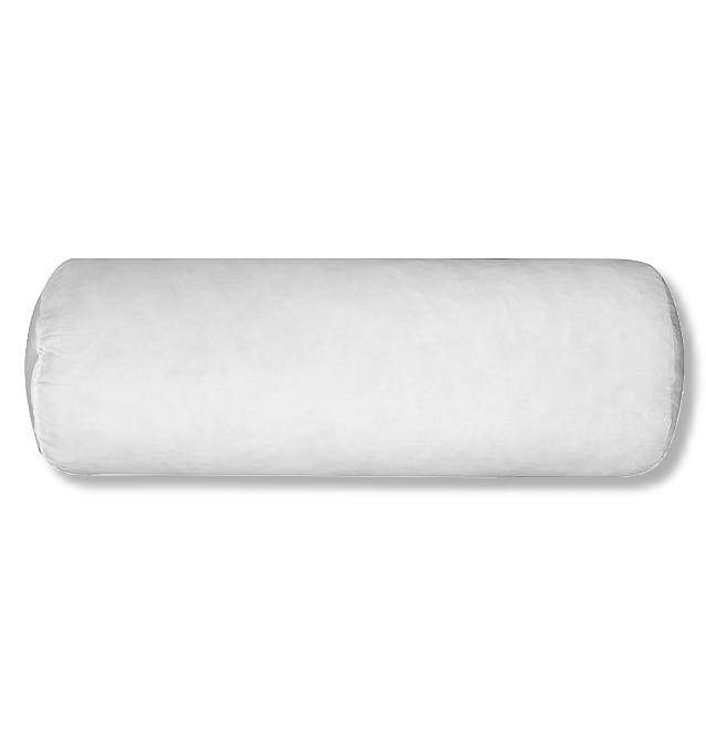 Duck feather bolster roll 30cm x 10cm (12 x 4in)
