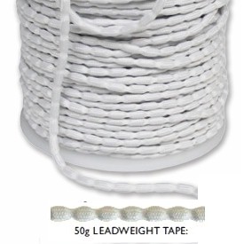 Lead-weight tape 50g to sew into curtain and blind hems
