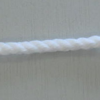 Piping cord no 03 cotton bleached.4mm dia