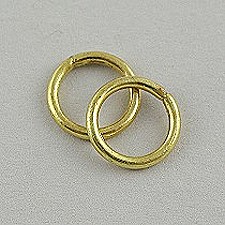25 x Solid brass rings 12mm (in) dia for cording blinds