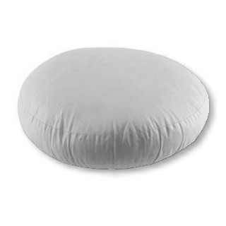 Deluxe duck feather round box cushion pad  40 x 5cm (16 x 2in) round.