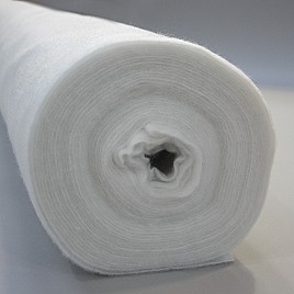 WHITE - 160g/m2 Sarille synthetic stitch-on heat-set interlining, 137cm (54