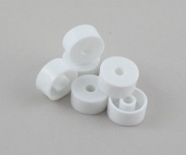 White nylon 10mm (1/2in) spacers