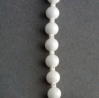 White plastic bead chain  for chain drive 1:1 (CHDRIVE) 