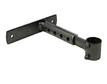 19mm Ø Extendable End Bracket - Graphite 19mm Ø Extendable End Bracket - Graphite