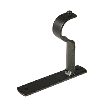 19mm Ø Standard End Bracket - Graphite 19mm Ø Standard End Bracket - Graphite