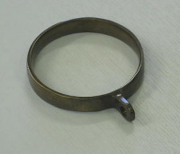 Solid brass rings - antique brass finish