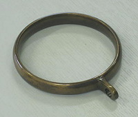 Solid brass rings - antique brass finish