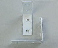 White angle bracket 5cm x 5cm (2