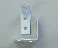 White angle bracket 4cm x 4cm (1.5