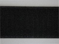 20mm (3/4in) Hook tape, Sew-in, Black
