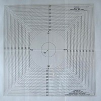 Cushion template for round and square cushions Imperial