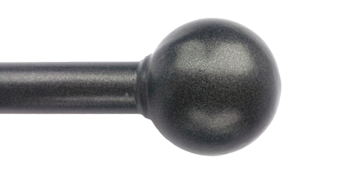 19mm Ø Ball  Finial - Black