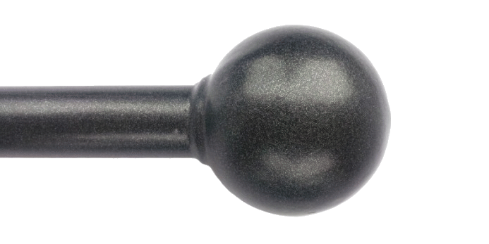 19mm Ø Ball Finial - Graphite 19mm Ø Ball Finial - Graphite