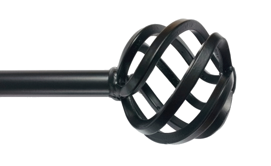 19mm Ø Basket Finial - Graphite