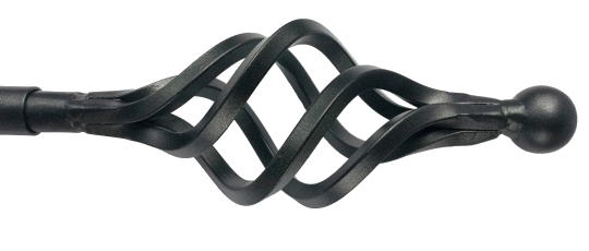 19mm Ø Cage Finial - Pewter