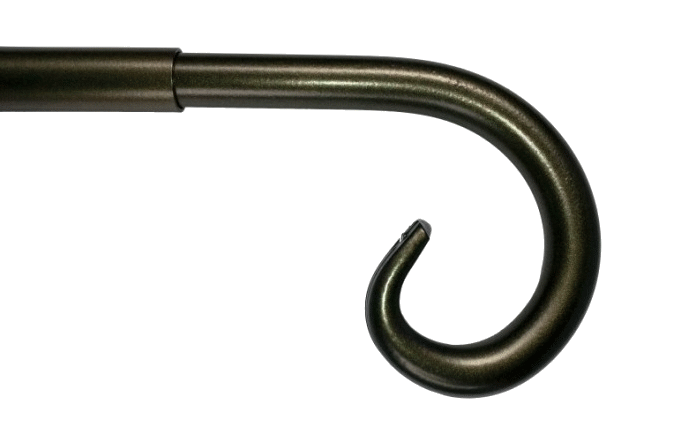 19mm Ø Curl Finial - Bronze