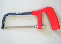 Junior hacksaw with comfortable easy grip handle.