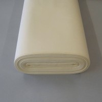 WHITE - Poly/cotton 52/48 sateen lining. Creased & lapped