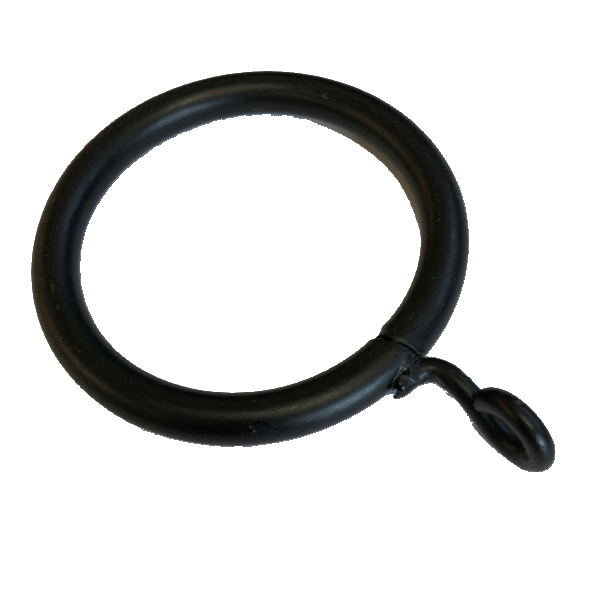 19mm Ø Curtain Rings - Black