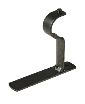 32mm Ø Standard End Bracket - Black