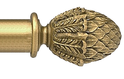 Designer Collection 63mm Ø Pineapple Finial - Antique Gold