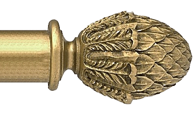 Designer Collection 63mm Ø Pineapple Finial - Antique Gold Designer Collection 63mm Ø Pineapple Finial - Antique Gold