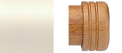 Designer Collection 63mm Ø End Stop - Antique Ivory Designer Collection 63mm Ø End Stop - Antique Ivory