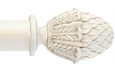 Designer Collection 35mm Ø Pineapple Finial - Antique Ivory