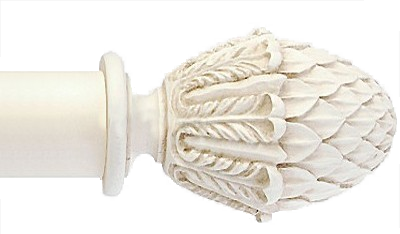 Designer Collection 63mm Ø Pineapple Finial - Antique Ivory Designer Collection 63mm Ø Pineapple Finial - Antique Ivory