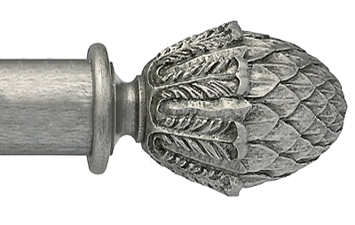 Designer Collection 48mm Ø Pineapple Finial - Antique Silver