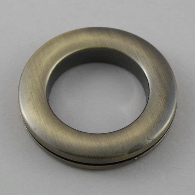 Metal eyelets, Oval-shaped, 44mm x 18mm (inner) Antique Brass JCD44-AB 10  sets (Odd-lot)