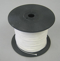 White braided blind cord 1.1mm -  500m roll