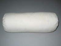 Bespoke fire-resistant duck feather bolster roll 41 x 15cm (16 x 6in)