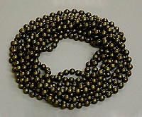 Antique Brass Finish Brass Bead Chains