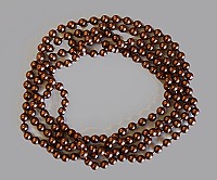 100cm - 200cm Antique Bronze finish continuous brass bead chain ring.