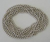 Nickel Finish Brass Bead Chains