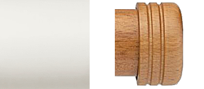Designer Collection 63mm Ø End Stop - Chalk White Designer Collection 63mm Ø End Stop - Chalk White
