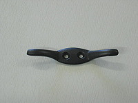 Black finish solid brass cleat hooks with screws