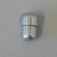 Brass cord connector for Roman blinds chrome finish