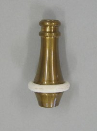 Cord weights 75g antique brass finish 53mm x 15mm diameter.