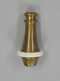 Cord weights 75g antique brass finish 53mm x 15mm diameter.