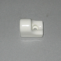 Ceramic cord guide single screw fixing